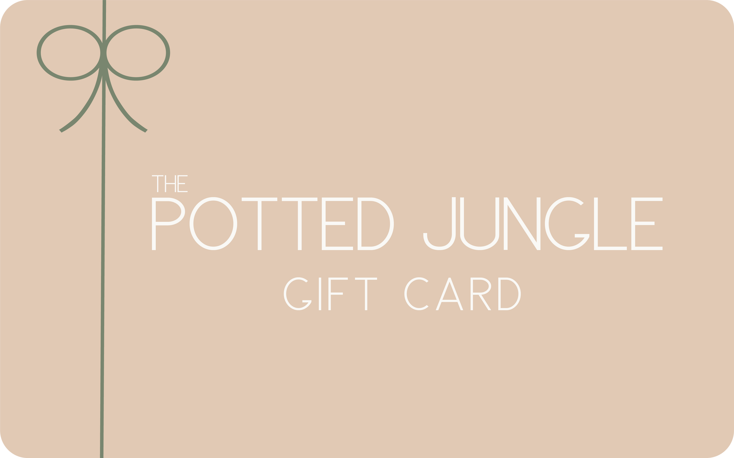 The Potted Jungle Gift Card